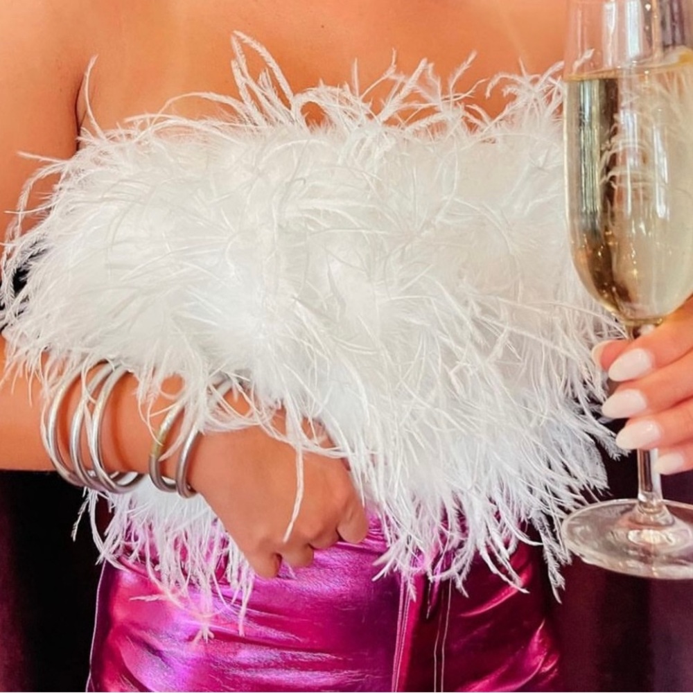 BUDDY LOVE Fancy Feather Top (L)